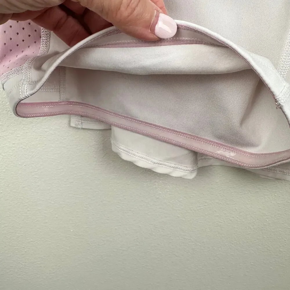 SPANX Get Moving Skort Skirt Pale Pink XL Golf Tennis Pickleball Athleisure